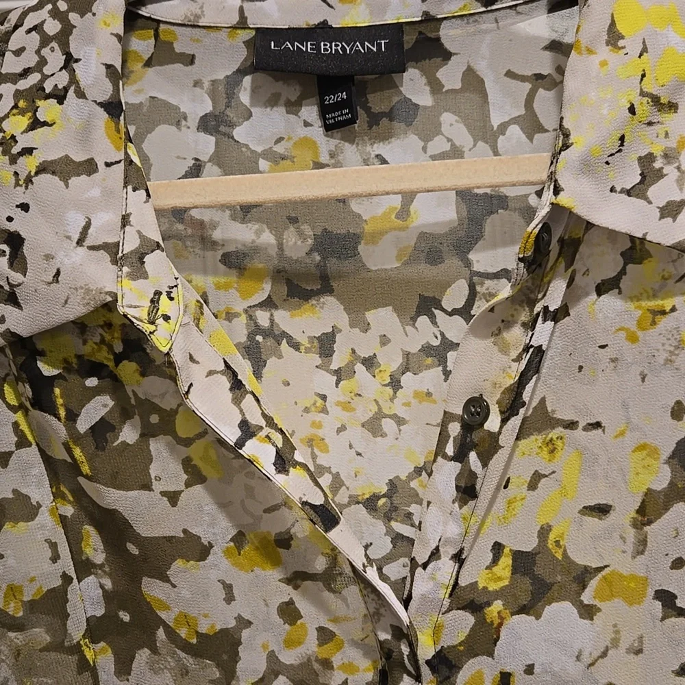 Lane Bryant Multicolor Blouse - Picture 2 of 7